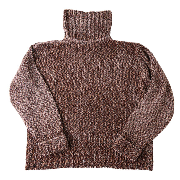 Carolyn Taylor Sweaters - Vtg Carolyn Taylor Sweater Womens Sz L Knit Turtleneck Acrylic 90s Cottagecore